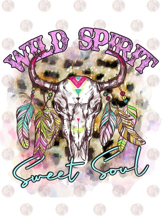 Wild Spirit Sweet Soul - Sublimation Transfer