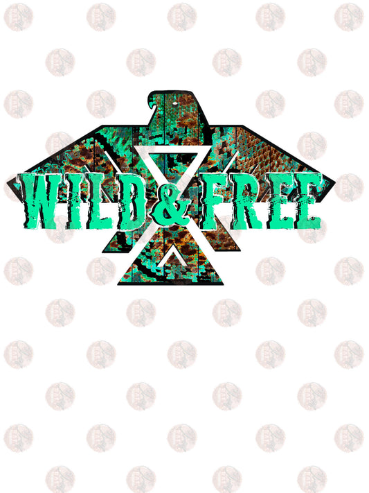 Wild & Free Aztec - Sublimation Transfer