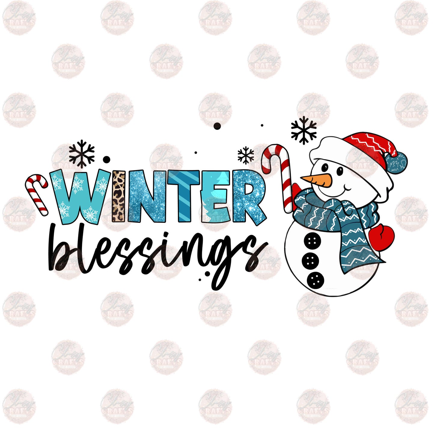 Winter Blessings Transfer