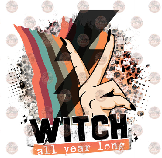 Witch All Year Long 4 - Sublimation Transfer