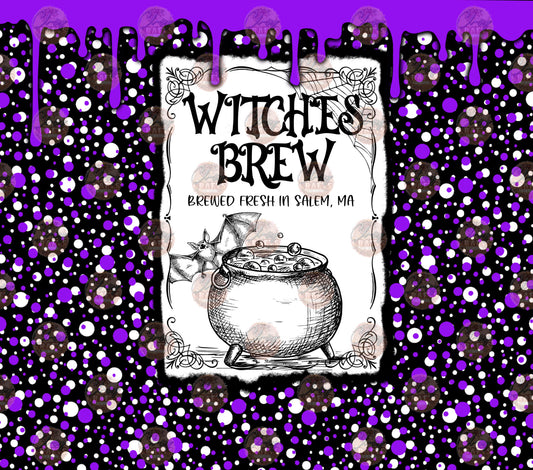 Witches Brew Color Tumbler Wrap - Sublimation Transfer