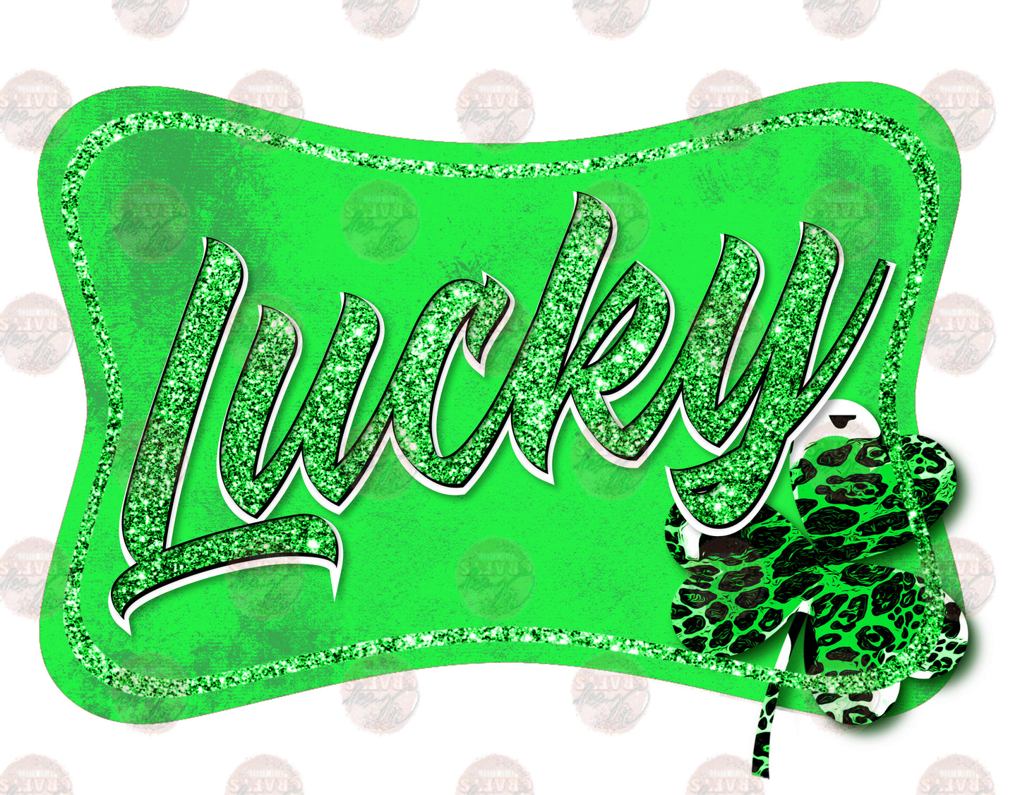 Lucky Green- Sublimation Transfer