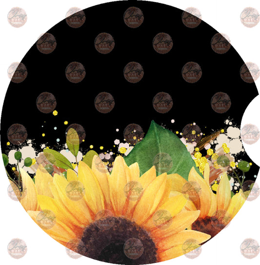 Sunflower Split Car Coaster - Sublimation Transfer